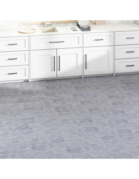 Tavole per Pavimenti 36 pcs Grigio Cemento 5,02 m² PVC