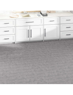 Tavole per Pavimenti 36 pcs Marrone Cemento 5,02 m² PVC