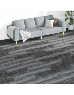 Tavole per Pavimenti 18 pcs Grigio 5,26 m² PVC