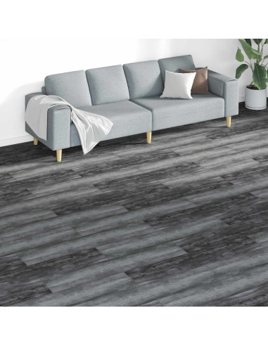 Tavole per Pavimenti 18 pcs Grigio 5,26 m² PVC