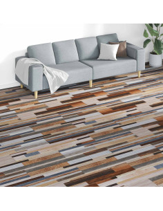 Tavole per Pavimenti 18 pcs Multicolore 5,26 m² PVC