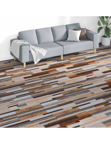 Tavole per Pavimenti 18 pcs Multicolore 5,26 m² PVC