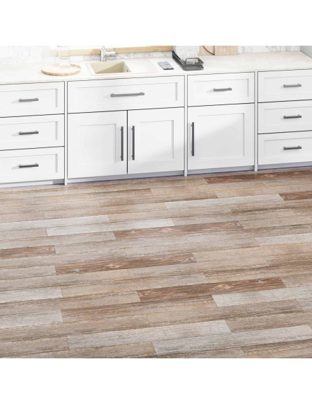 Tavole per Pavimenti 36 pcs Marrone 5,02 m² PVC