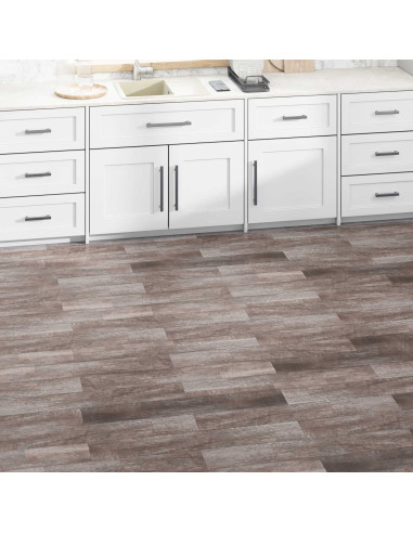 Tavole per Pavimenti 36 pcs Marrone 5,02 m² PVC