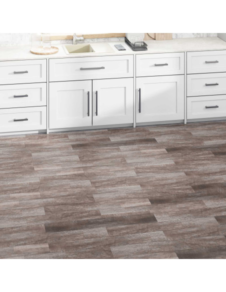 Tavole per Pavimenti 36 pcs Marrone 5,02 m² PVC