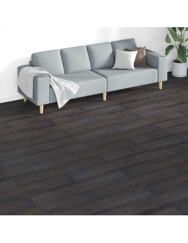 Tavole per Pavimenti 18 pcs Grigio scuro 5,26 m² PVC