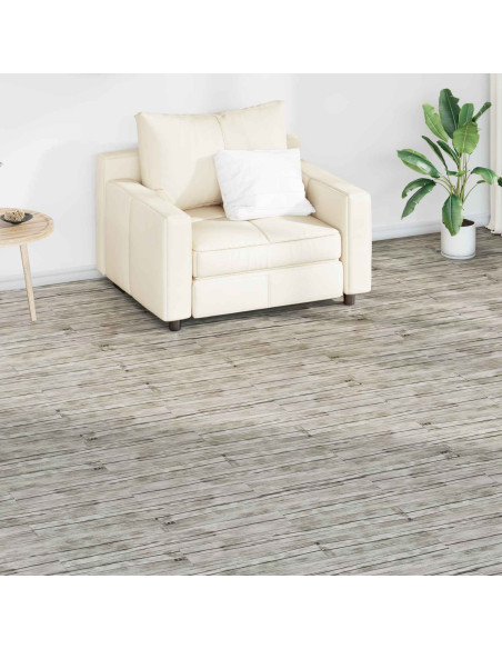 Tavole per Pavimenti 36 pcs Grigio 5,02 m² PVC
