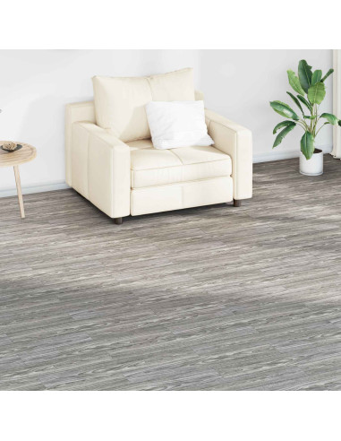 Tavole per Pavimenti 36 pcs Grigio scuro 5,02 m² PVC