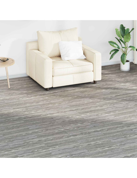 Tavole per Pavimenti 36 pcs Grigio scuro 5,02 m² PVC