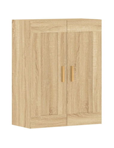Armadietti a Parete 2 pz Rovere Sonoma in Legno Multistrato