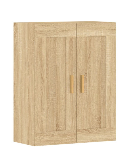 Armadietti a Parete 2 pz Rovere Sonoma in Legno Multistrato