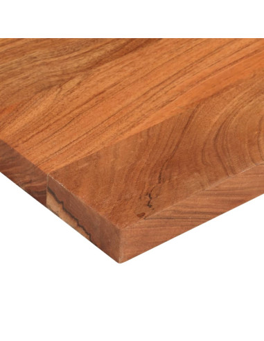 Piano Tavolo 120x20x3,8 cm Rettangolare Legno Massello Acacia