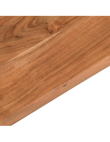 Piano Tavolo 180x30x3,8 cm Rettangolare Legno Massello Acacia