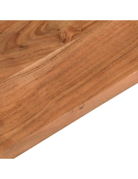 Piano Tavolo 180x30x3,8 cm Rettangolare Legno Massello Acacia