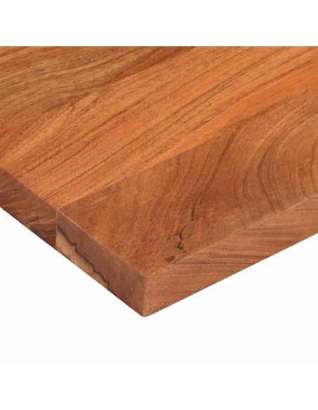 Piano Tavolo 110x20x3,8 cm Rettangolare Legno Massello Acacia