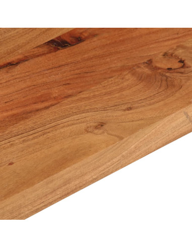 Piano Tavolo 110x20x3,8 cm Rettangolare Legno Massello Acacia