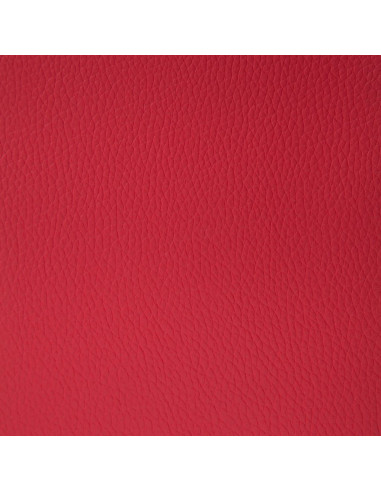 Panca con Vano Portaoggetti 116 cm Rosso in Similpelle