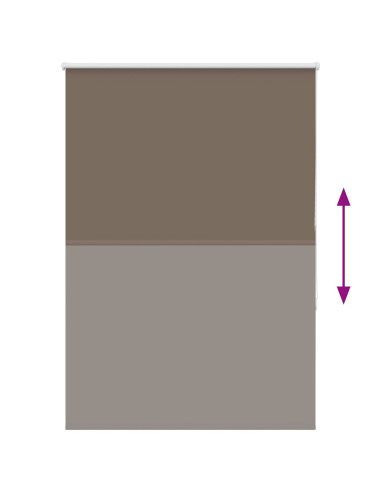 Tenda a Rullo Oscurante 110x130 cm Larghezza Tessuto 105,7 cm