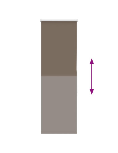 Tenda a Rullo Oscurante 55x150 cm Larghezza Tessuto 50,7 cm