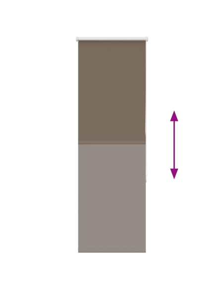 Tenda a Rullo Oscurante 55x150 cm Larghezza Tessuto 50,7 cm