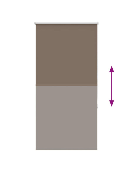 Tenda a Rullo Oscurante 65x175 cm Larghezza Tessuto 60,7 cm