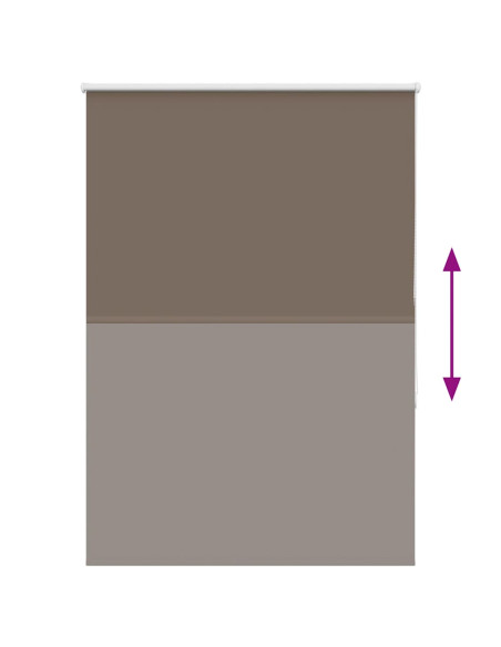 Tenda a Rullo Oscurante 95x175 cm Larghezza Tessuto 90,7 cm