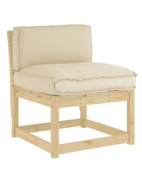 Cuscino Beige 70 x 40 x 12 cm Tessuto Oxford