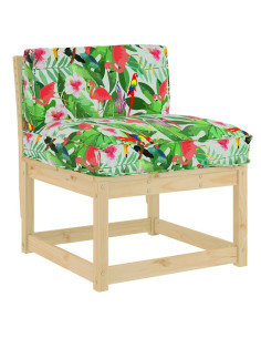 Cuscino Floreale Multicolore 70 x 40 x 12 cm Tessuto Oxford 2