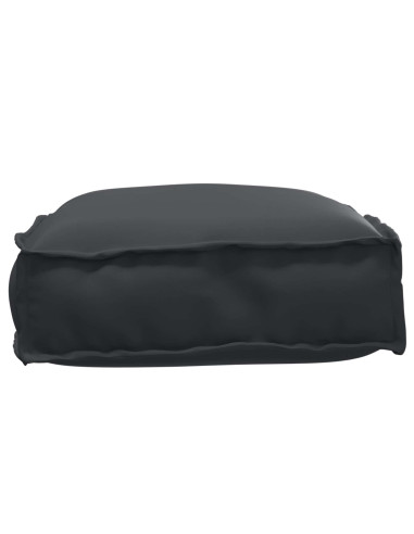 Cuscino Nero 60 x 40 x 8 cm Tessuto Oxford