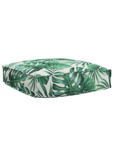 Set di Cuscini per Pallet Floreale 2 pcs Motivo Foglia Verde