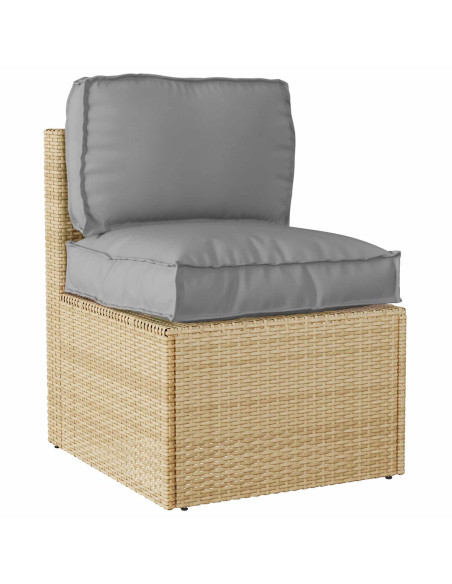 Set di Cuscini per Pallet 2 pcs Grigio Tessuto Oxford