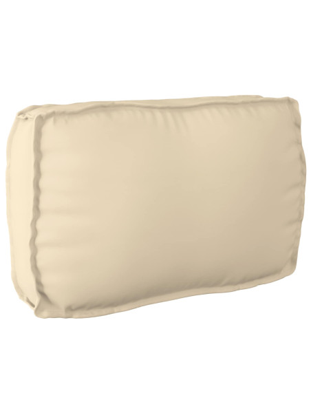 Set di Cuscini per Pallet 2 pcs Beige Tessuto Oxford