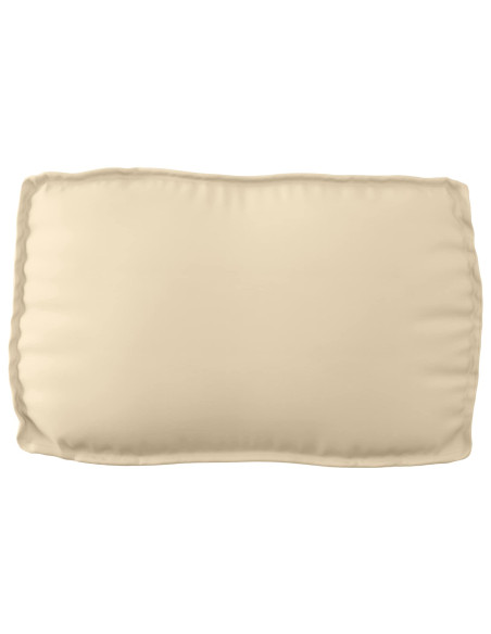 Set di Cuscini per Pallet 2 pcs Beige Tessuto Oxford
