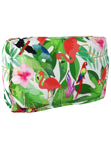 Set di Cuscini per Pallet Floreale 2 pcs Giungla Tropicale