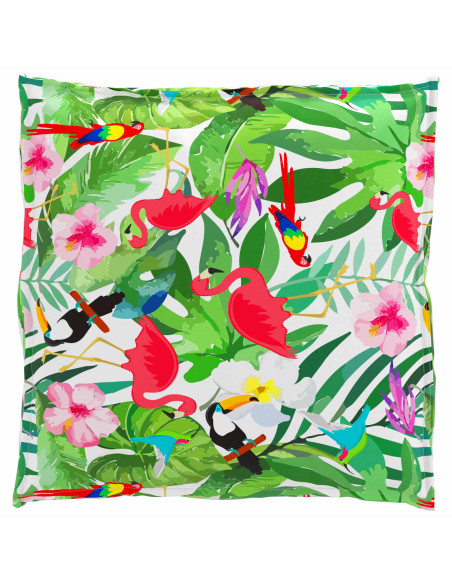 Set di Cuscini per Pallet Floreale 2 pcs Giungla Tropicale