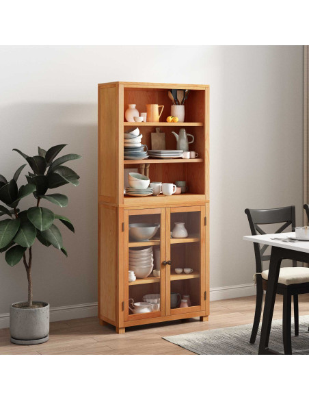 Set di Mobili per Magazzino con porta Marrone Legno multistrato