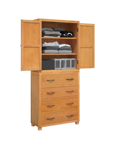 Set di Mobili per Magazzino con porta Marrone Legno multistrato