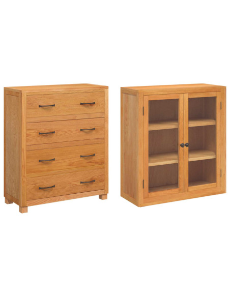 Set di Mobili per Magazzino con porta Marrone Legno multistrato