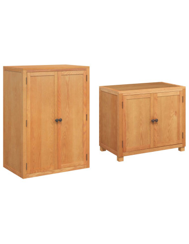 Set di Mobili per Magazzino con porta Marrone Legno multistrato