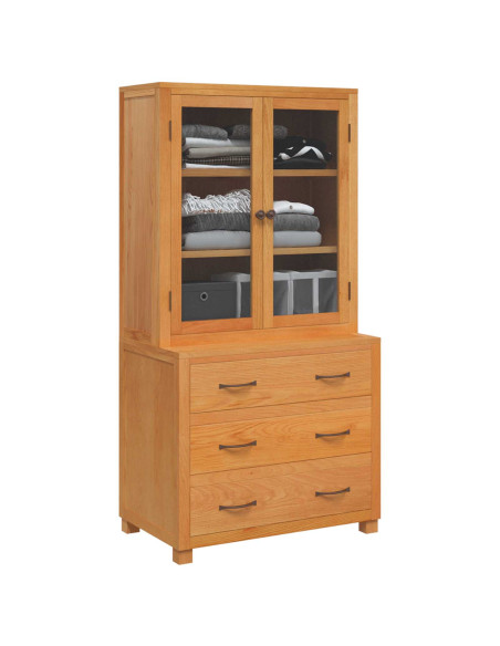 Set di Mobili per Magazzino con porta Marrone Legno multistrato