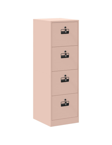 Armadio per File con cassetto 2 pcs Rosa 44 x 50 x 106.5 cm