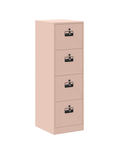 Armadio per File con cassetto 2 pcs Rosa 44 x 50 x 106.5 cm