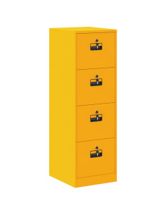 Armadio per File 2 pcs Giallo senape 44 x 50 x 106.5 cm 2