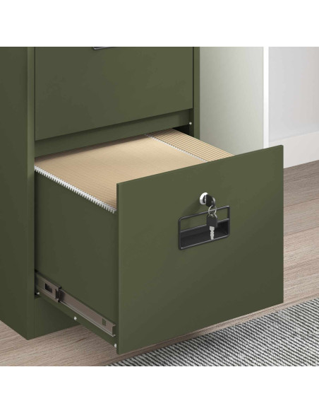Armadio per File 2 pcs Verde oliva 44 x 50 x 106.5 cm