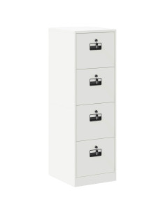 Armadio per File con cassetto 2 pcs Bianco 44 x 50 x 106.5 cm 2