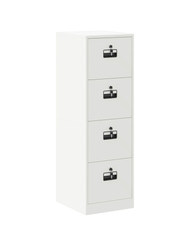 Armadio per File con cassetto 2 pcs Bianco 44 x 50 x 106.5 cm