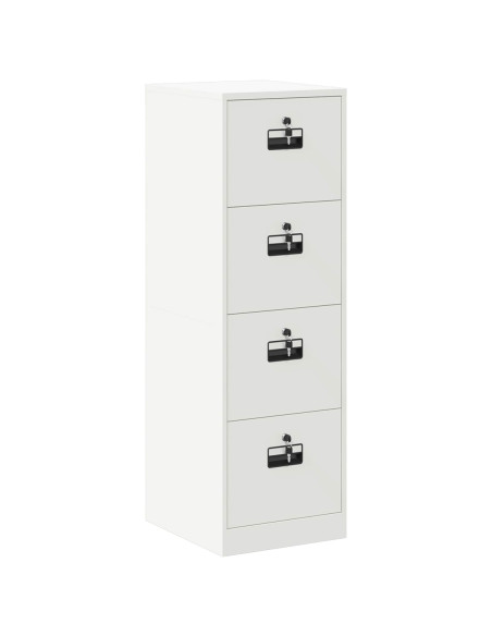 Armadio per File con cassetto 2 pcs Bianco 44 x 50 x 106.5 cm