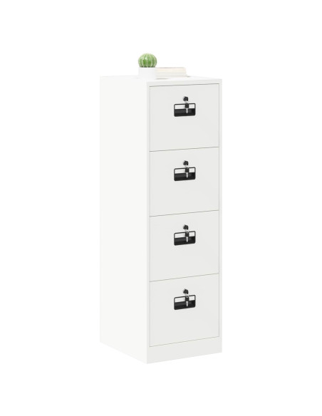 Armadio per File con cassetto 2 pcs Bianco 44 x 50 x 106.5 cm