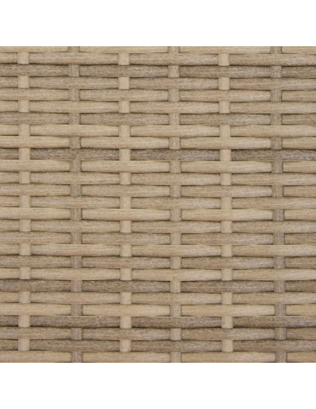Armadietto Beige 70 x 50 x 87 cm Poliestere e Rattan Roly