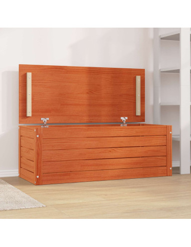 Scatola di Stoccaggio Marrone cerato 109 x 36,5 x 33 cm